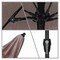 California Umbrella 9' Bronze Aluminum Market Patio Umbrella, Pacifica Taupe 194061337752 - alternate 2